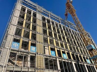 美麗“濱城”攻堅一線 | 國家合成生物技術創新中心核心研發基地項目主體完工