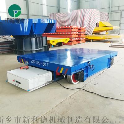福建大噸位軌道供電式電動平車 石材轉運車