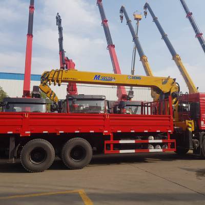 園林綠化行業(yè)用直臂隨車吊_陜汽徐工12噸隨車吊_德龍M3000隨車起重機制造商