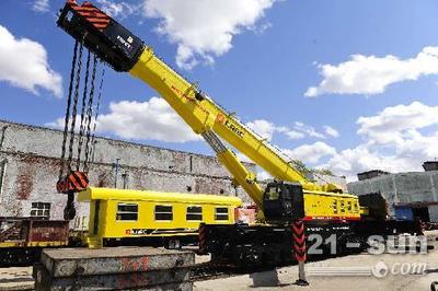 齊車公司首次出口具備橋梁救援能力鐵路起重機